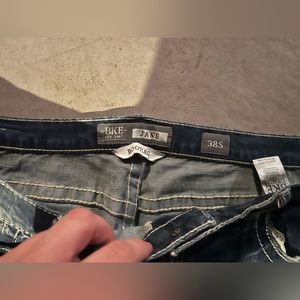 BKE DENIM JEANS: JAKE, BOOTLEG, SIZE 38S
